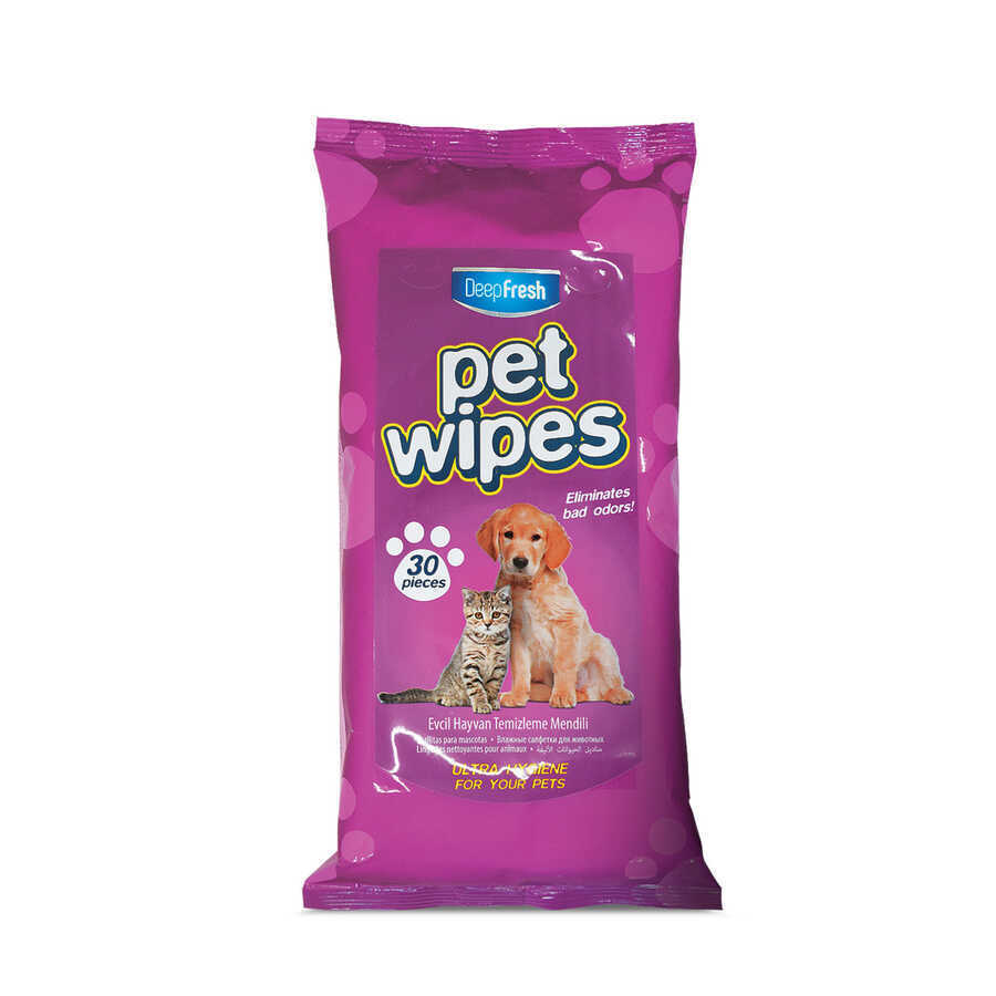Pet Temizleme Mendili 30 Yaprak